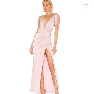 Revolve Lovers + Friends Patrick Gown Light Pink